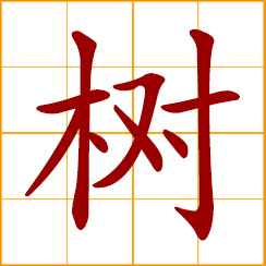 simplified Chinese symbol: tree