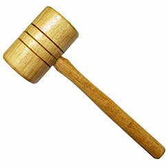 wooden hammer, mallet